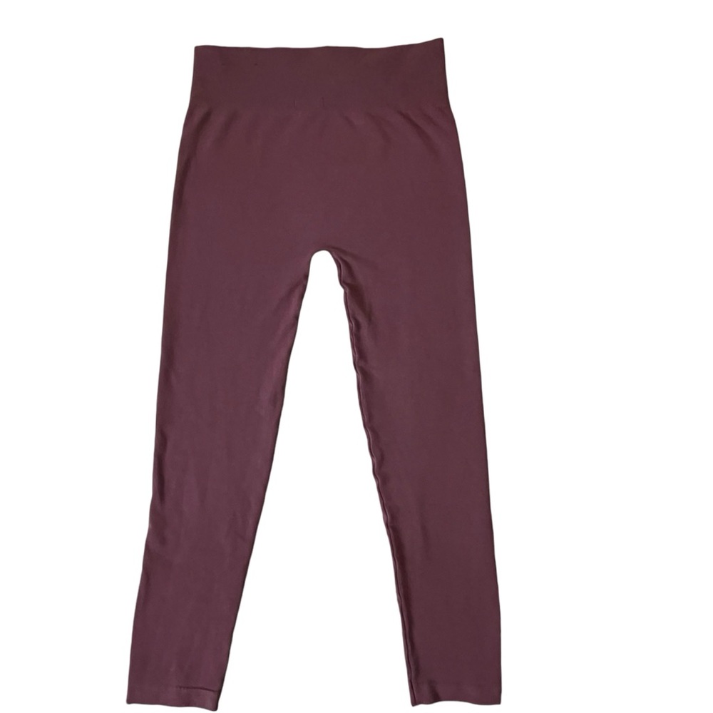 Feathers Maternity Leggings Purple Super Soft One Size‎